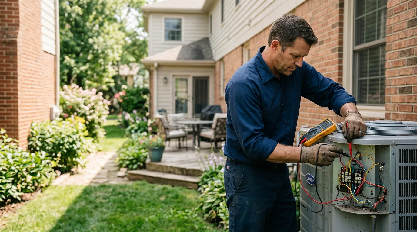 HVAC technician working near Butler, NJ